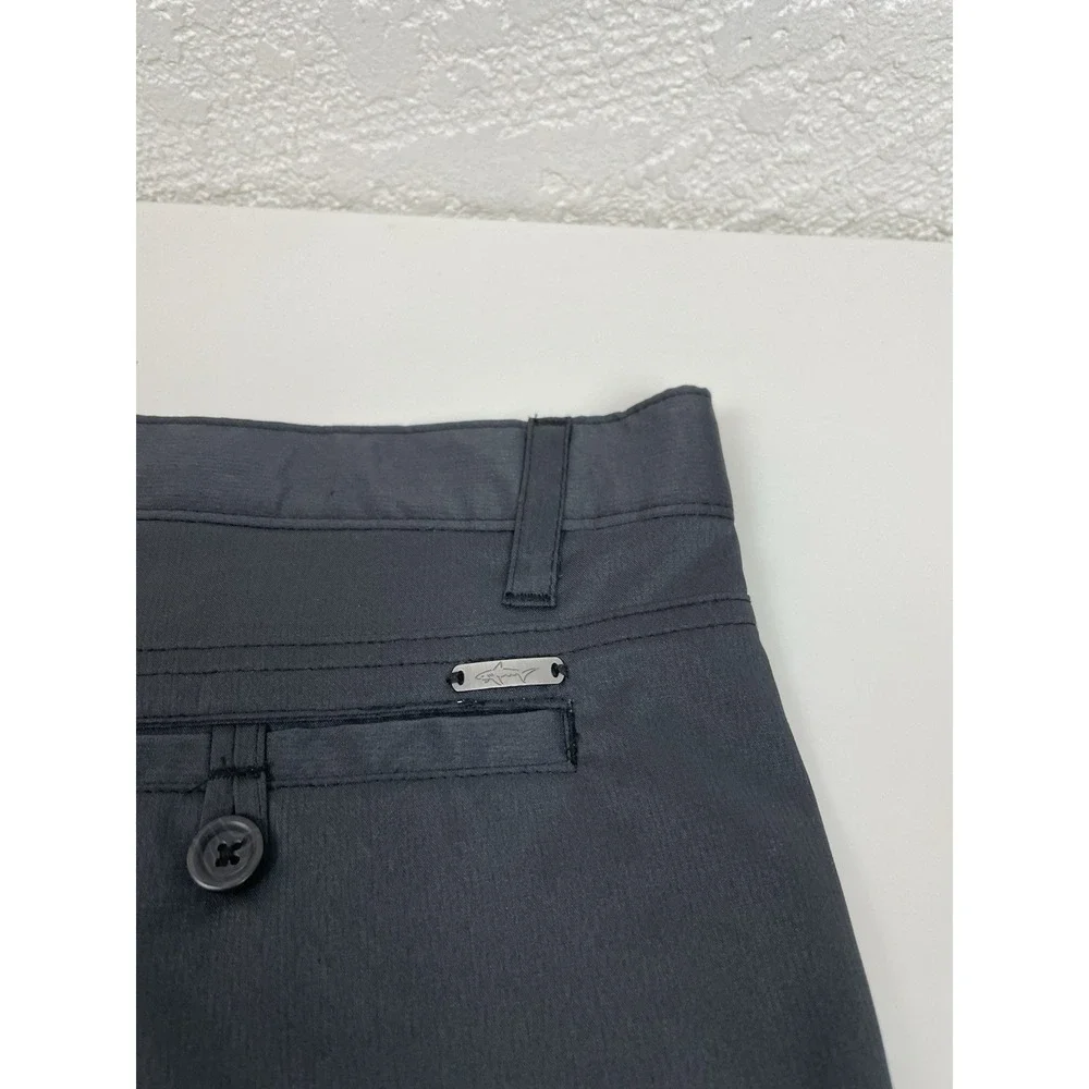 Greg Norman For Tasso Elba Golf Shorts Mens Color Dark Gray Size 42 Slim Fit NWT